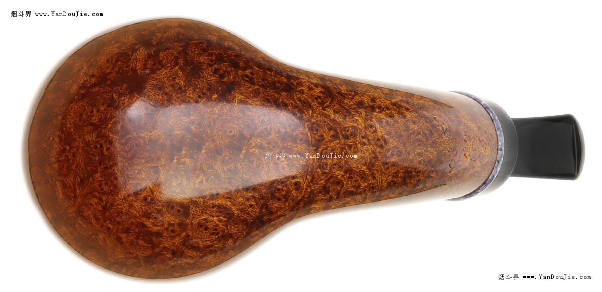 Smooth Bent Apple with Corian烟斗图