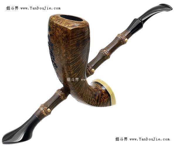 Smooth Speared Fish with Bamboo and Boxwood烟斗图