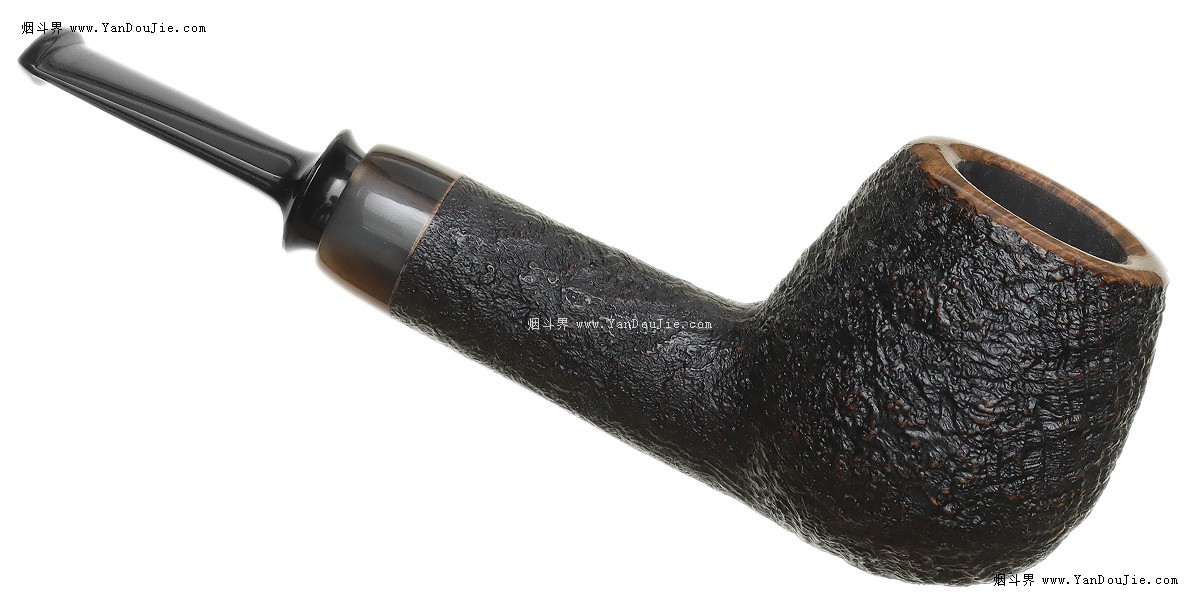 Sandblasted Apple with Horn (2040)烟斗图