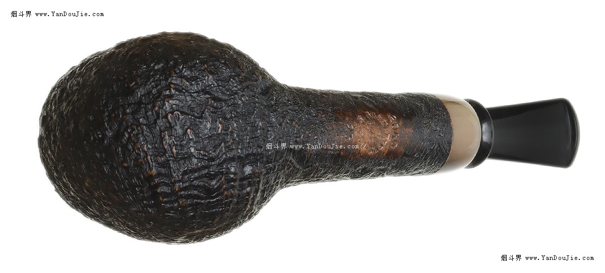Sandblasted Apple with Horn (2040)烟斗图
