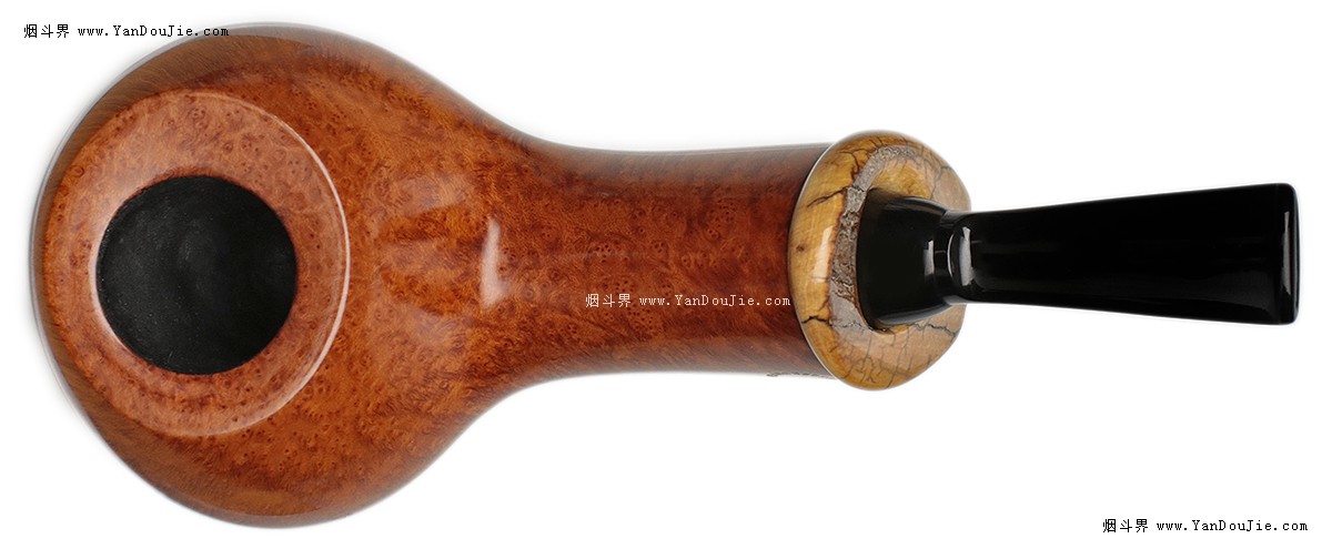 Smooth Bent Apple with Mammoth (Signature) (04.18)烟斗图