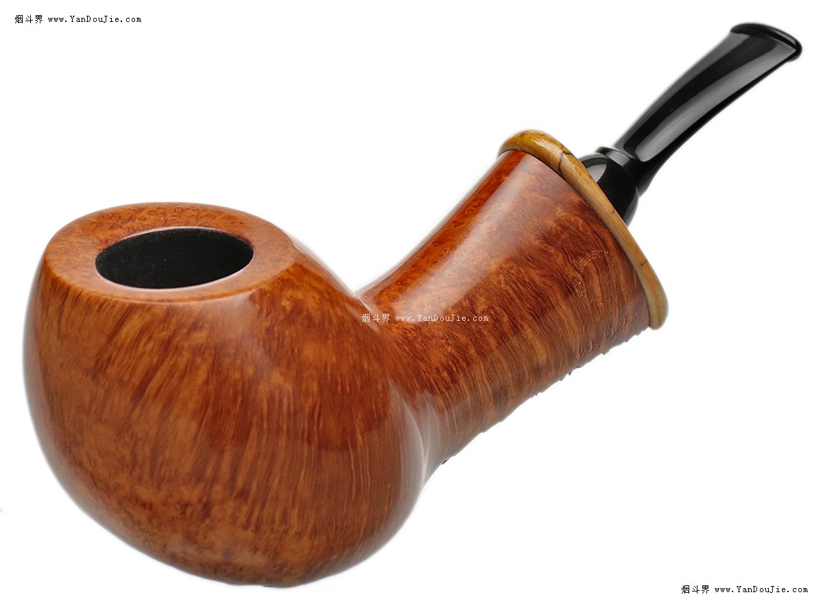 Smooth Bent Apple with Mammoth (Signature) (04.18)烟斗图