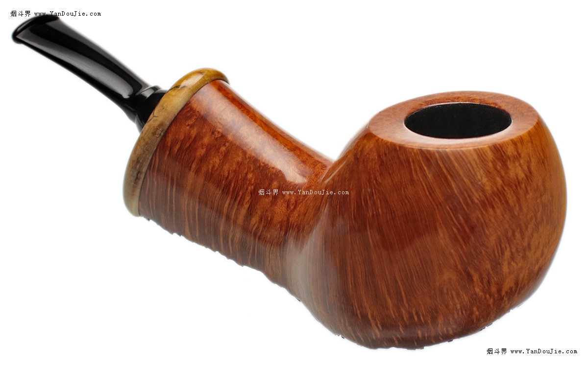 Smooth Bent Apple with Mammoth (Signature) (04.18)烟斗图